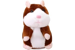 himmel Hamster Spielzeug,Sprechendes und Wiederholendes Lustiges Kinder Stofftier,Plüsch Elektrisches Hamster Interaktives Stofftier Geburtstagsgeschenke für Jungen, Mädchen Baby