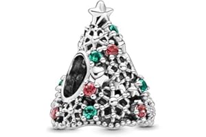 Feitery Rose Charm Compatible Pandora Pulsera Joyas Marineras de Verano Murano Glass Charms Abalorios para Mujer