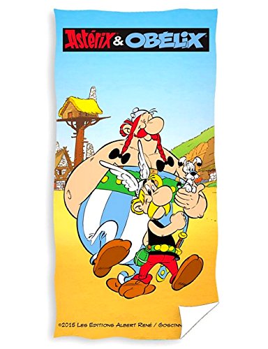 Asterix Strandtuch/Badetuch, 70 x 140 cm, Original Lizenzware