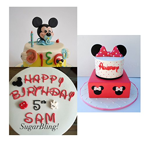 ilauke Fondant Modellierwerkzeug Alphabet Zahlen Buchstaben Ausstecher Stempel Ausstechformen Backen Kuchen lustig Tortendeko für Party Geburtstag Feier 36 teilig - 5