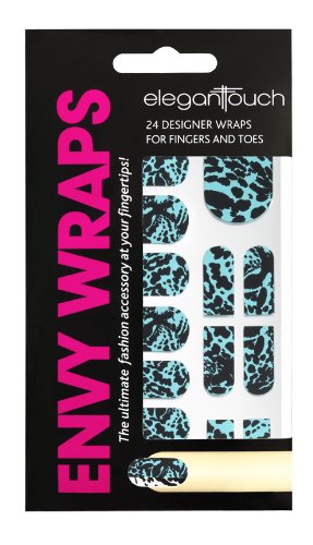 Elegant Touch Aqua Dragon Nail Envy Wraps