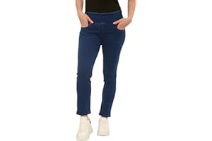 MYT Womens Elasticated High Waist Jeans Trousers Tummy Control Stretch Ladies Denim Jeggings All Waist Leg Sizes UK 10 – 24