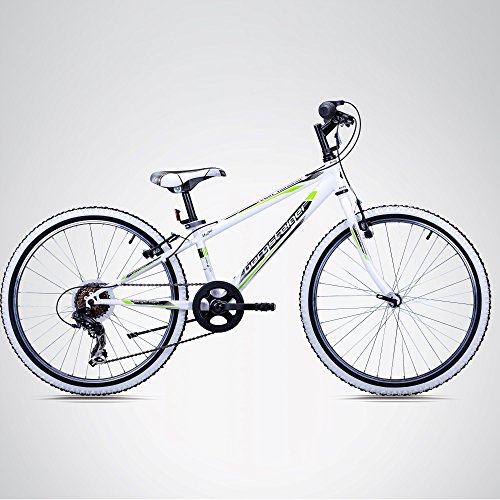 Bergsteiger Kansas 24 Zoll Mountainbike, Hardtail, Shimano-Schaltung, Kenda Weißwandbereifung, geeignet für 8 – 11 Jahre - 3