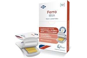 Ferro IBSA | 20 Film Orodispersibili. Integratore alimentare a base di Ferro e di Acido Folico che contribuiscono alla normale funzione del sistema immunitario e a ridurre stanchezza