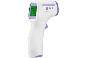 MODESH Infrared Forehead Digital Thermometer For Kids & Adults-Non Contact Medical Electronic Thermometer-Accurate & Fast Measurement with Three Back Color Light Display of Thermometer Gun