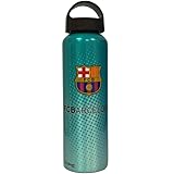 Alusport Bottles FCB Summer Botella Deportiva, Hombre, Azul, L