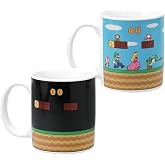 Super Mario Bros Heat Changing Mug - Official Nintendo Merchandise - Nostalgic Gift for Luigi, Yoshi and Peach Collectors, 10