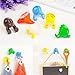 PsmGoods 6xFashion Animal Tail Rubber Sucker Hook Towel/Coat/key Hanger Holder