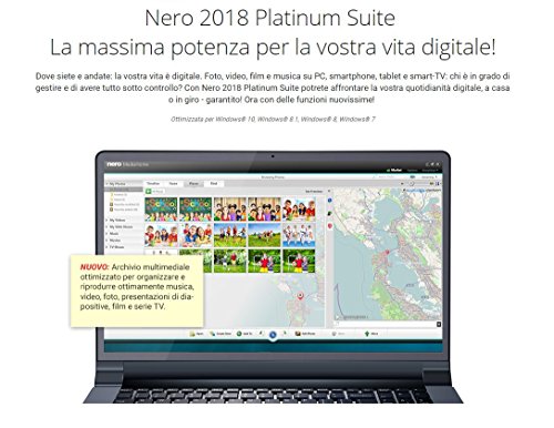 Nero Platinum 2018 - Software De Edici  n Y Gesti  n De V  deo  6in1  Para Windows 10