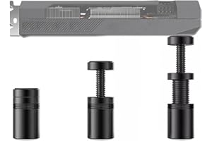 YOUNLEN Graphics Card GPU Brace Support Graphics Card Holder gaming GPU Support Bracket Adjustable Height Graphics Card SupportBlack aluminum alloy. (27mm-50mm)