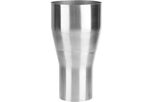 TBEST Adaptateur de tuyau d'échappement, Réducteur universel d'adaptateur de tube de connecteur de tuyau d'échappement en acier inoxydable pièce modifiée