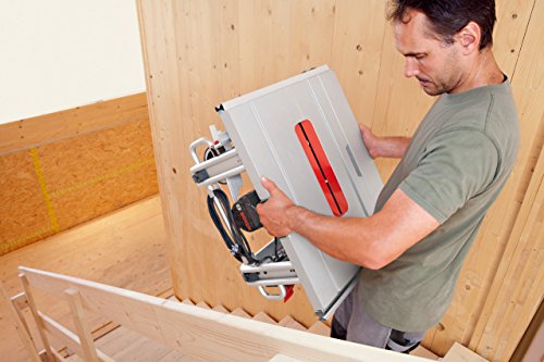 Bosch Professional GTS 10 J, 254 mm Sägeblattdurchmesser, 642 x 572 mm Tischgröße, Absaugadapter, Schiebestock, Sägeblatt, Winkelanschlag, Parallelanschlag - 4