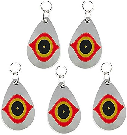 SEICOSY Bird Repellent Diverter Reflective Owl Eye Hanging Dsics Scare Birds Away Without Using Bird Spikes - Control Geese, Woodpeckers, Pigeons, & Gulls - Effective Scare & Deterrent 5 Pack