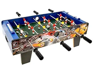 Kemfye Football Foosball Table Top Game, 6 Rows Fun Table with Legs, Indoor & Outdoor Table Soccer Game Presents for for Kids Teens and Adults. (Table TOP Football) 69*35*24 cm