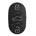 Produktbild mark8shop Ersatz Gummi 3 Button Repair für Audi A2 A3 A4 A6 A8 TT Funkschlüssel ohne Chip