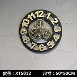 Y-Hui Industrial Air Holz- gang Wanduhr, also die alten Wohnzimmer Wand Dekoration Uhr Restaurant Wanduhren, Gold und andere Figuren, Kleine