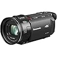 Panasonic HC-VXF1EG-K 24x Semi-Professional Camcorder, Large Electronic Viewfinder, 5-Axis O,I,S, Leica F1.8, F4, Zoom 25mm, 600mm, 4K, HD, Black