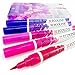 Produktbild Royal Talens – Ecoline Liquid Aquarell Zeichnung Malerei Brush Pen – Set von 5 in Kunststoff Brieftasche – Violett