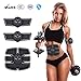 Price comparison product image LEMONPI Fitness Belt USB Rechargeable Abdominal Abdomen Muscle Stimulator Home Office Workout Fitness Equipment Abdominal Arm Leg Man Woman
