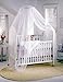 MONDAYNOON Baby Mosquito Net Baby Toddler Bed Crib Canopy Netting