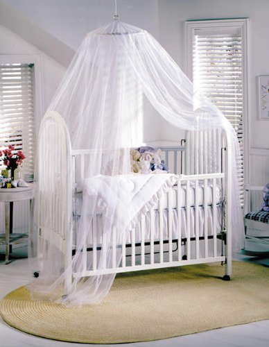 MONDAYNOON Baby Mosquito Net Baby Toddler Bed Crib Canopy Netting