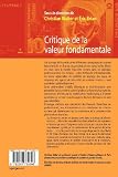Image de Critique de la valeur fondamentale