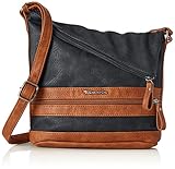 umhängetasche damen klein amazon Smirne Tamaris Damen Smirne Crossbody Bag Umhängetasche, Blau (Navy Comb.), 30x7,5x22 cm