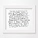 Produktbild `Noir Paranoiac` Art Print - DAVID BOWIE - Ziggy Stardust and the Spiders from Mars - Signed & Numbered Limited Edition Typography Unframed 25 x 20 cm (10 x 8 inch) Album Wall Art Print - Song Lyrics Mini Poster