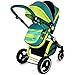 i-Safe System - Lil Friend Trio Travel System Pram & Luxury Stroller 3 in 1 Complete With Car Seat + Rain Covers