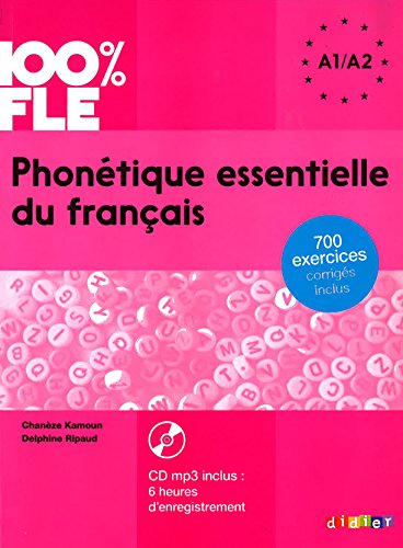 Phonétique essentielle du français niv. A1 A2 - Livre + CD mp3