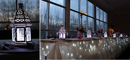 16.4FT (5m) 50er LED Lichterkette Batterienbetrieben Fernbedienung & Timer(8 Modi) IP65 Wasserdicht Sternenlicht für außen und innen - 7