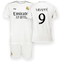 Maglia Mbappe Real Madrid #9 Drago – Edizione Limitata Per Bambini Con Pantaloncini E Accessori (4-13 Anni)