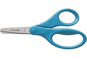 FISKARS Ciseaux Enfants 13 cm Antimicrobien bouts ronds +4 ans droitiers