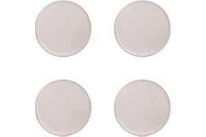 AURORAF Juego de 4 Cojines Redondos para Silla, 30 cm, Lavable, Antideslizante y Acogedor, para sillas, Interior y Exterior (Beige)