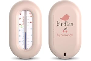 Suavinex, Badtermometer, badtermometer, kvicksilverfri, batterifri, exakt | Inget kvicksilver, inga batterier, flytande, med kromatisk skala, grader C och F