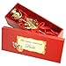 Produktbild Echte Goldene Rose mit Widmung: Für immer und ewig Dein, überzogen mit 999er GOLD, circa 28 cm, mit Geschenkschatulle und Echtheitszertifikat