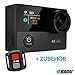 Produktbild EBADU Action Cam 4K12: Wasserdichte Kamera mit 4K/30fps (1080p/60fps) Wifi, Fernbedienung, Super-Weitwinkel-Objektiv, Timelapse, Slow Motion