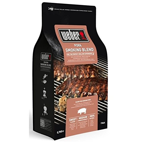 Weber Räucherchips Pork 700 g, schwarz, 30.5 x 27.2 x 15.2 cm, 17664