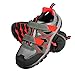 Produktbild KREXUS Herren Arbeitsschuhe Sandalen Grau/Rot Gr. 44 EX10807-44