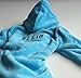 Personalised Embroidered 12-18 months Toddler Dressing Grown Bath Robe (Front & Back). Great Gift.