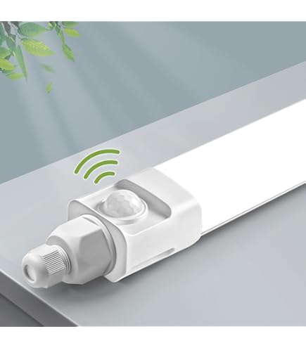 Proventa LED Feuchtraumleuchte 120cm Mit Bewegungsmelder – Hell, Robust, IP65