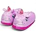 Produktbild Katara 1770 - Einhorn Unicorn Plüsch Haus-Slipper Pantoffeln für Damen/Erwachsene, Einheitsgröße 36 - 44, lila