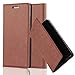 Price comparison product image Cadorabo Book Case works with Huawei P9 in CAPPUCCINO BROWN – with Magnetic Closure, Stand Function and Card Slot – Wallet Etui Cover Pouch PU Leather Flip