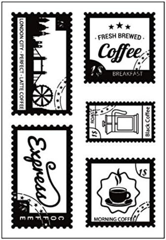 Scrapbook Transparent Stamp Coffee ♣Buyby Stamping DIY Embellishments Handmade Cards Schedules Album