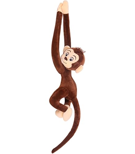 Jouet Enfant Original Peluche Singe Suspendu à Longs Bras Gibbon