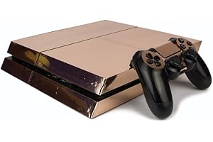 VINYL REVOLUTION Premium PS4 PlayStation 4 Metallic Vinyl Wrap/Skin/Cover for PS4 Console and PS4 Controllers: Chrome Bronze