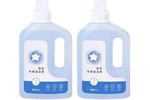 ZMLMAJJ 2 Stück Reinigungslösung For Fensterreinigungsmaschine, 1 L Fensterglasreinigerflüssigkeit – Kompatibel Mit Winbot