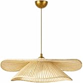 Tekli Sarkıt Avize Modern Metal Tavan Aydınlatma, E27 Duy, Ayarlanabilir Y&uuml;kseklik 51&ndash;60 cm, 50&times;54 cm &ndash; Duvela Handmade
