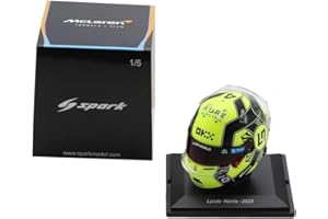 F1 McLaren Team, Official Merchandise, Bell Helmets by Spark Models, Lando Norris, 1/5 Scale Mini Helmet, Special Edition, 2023