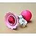 Produktbild VORCOOL Kinder Fahrrad Mädchen Fahrrad Glocken Air Horn Glocke Blume Geformt Kinder Fahrrad Radfahren Glocke Lenker Ring Ringer Horn (Rosa)